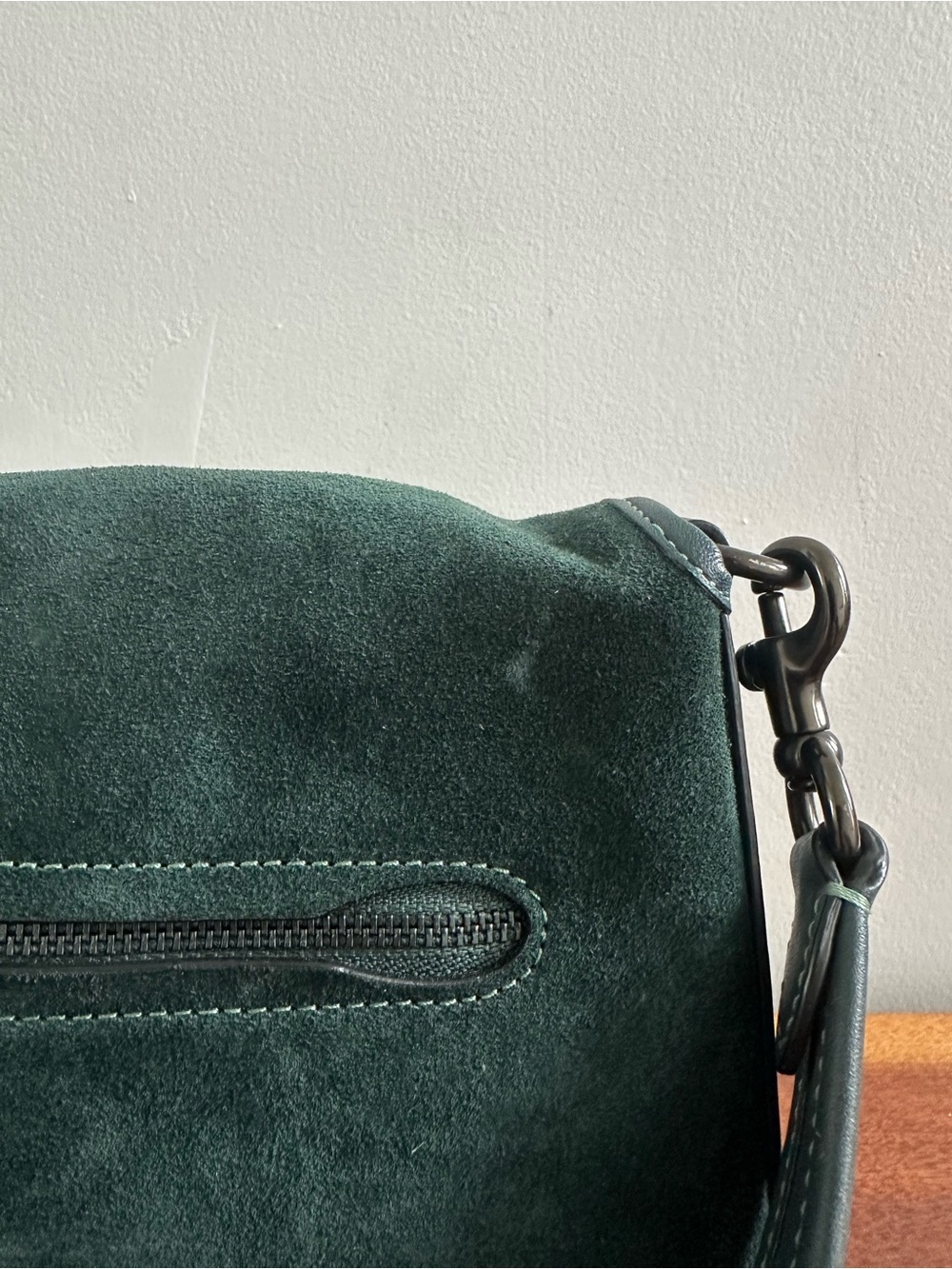 Coach Soft Tabby - Pewter/Forest - Picture 3 of 6